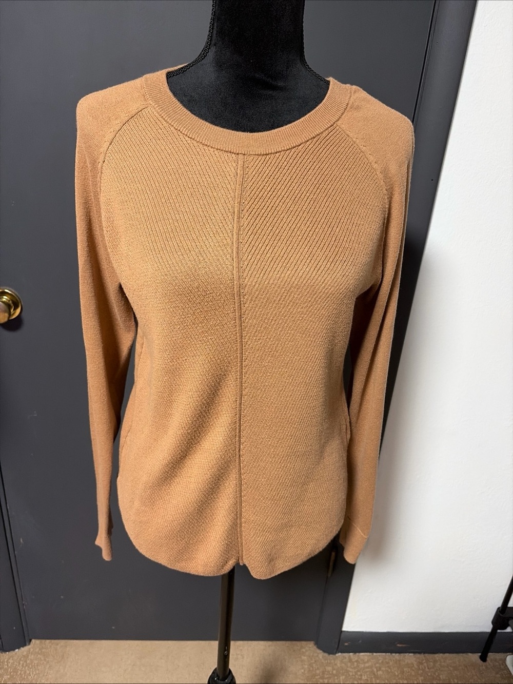 Michael Kors Classic Crewneck Women's Sweater in Camel